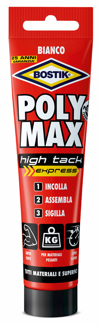 BOSTIK POLYMAX HIGH TACK BIANCO 165 G TUBO