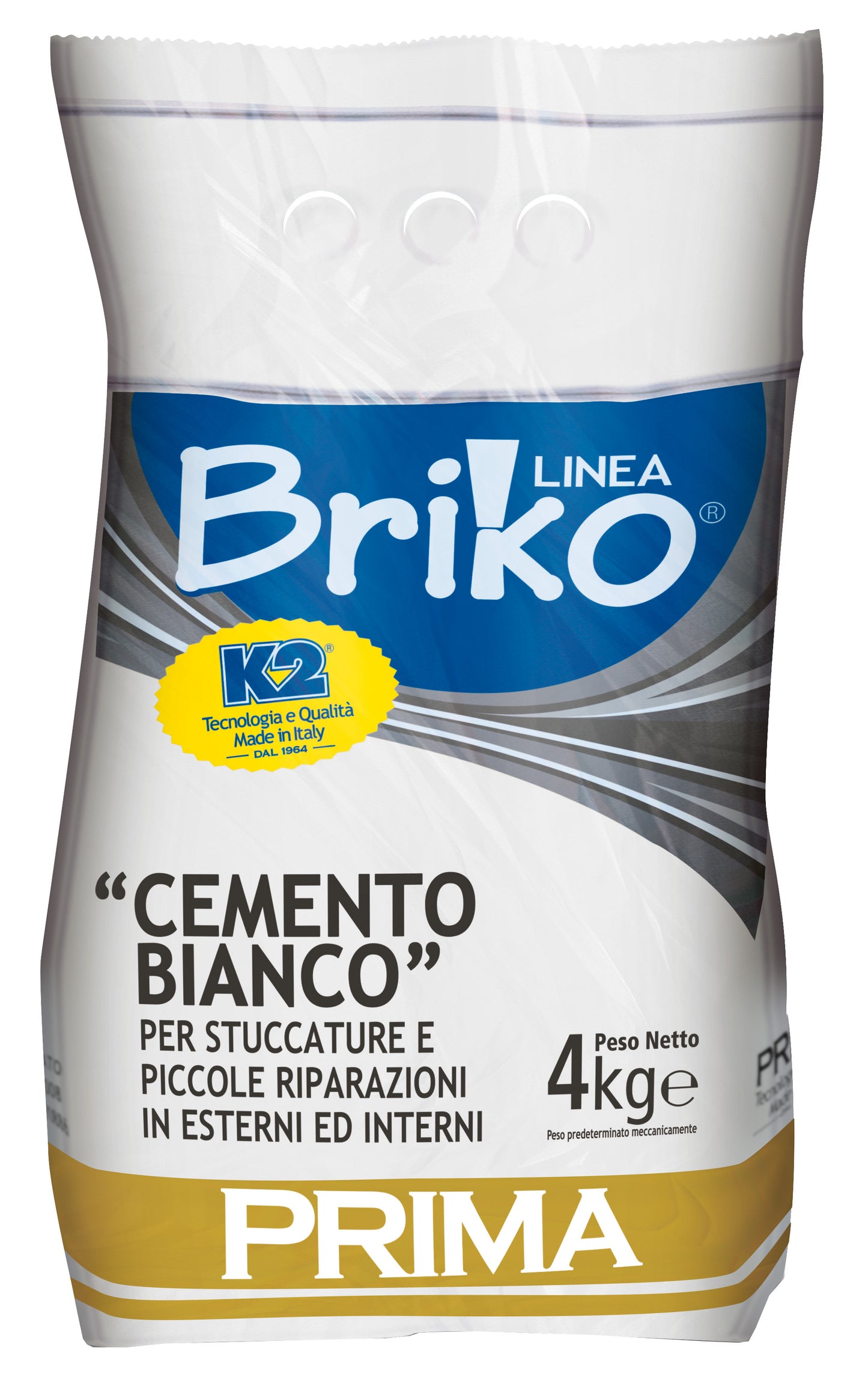 Q.TA'. 4 LINEA BRIKO CEMENTO BIANCO DA 4 KG