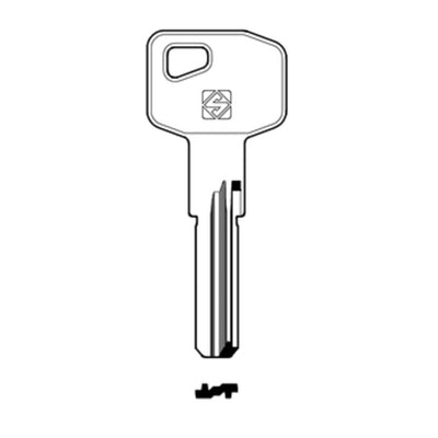 Q.TA' 5 SILCA MG9 CHIAVE PUNZONATA OTTONE