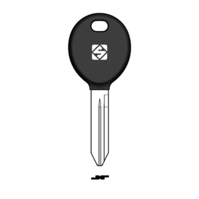 Q.TA' 2 SILCA CY24TE CHIAVE TRANSPONDER VUOTA OTTONE