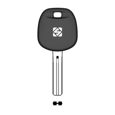 Q.TA' 2 SILCA TOY48BTE CHIAVE TRANSPONDER VUOTA OTTONE