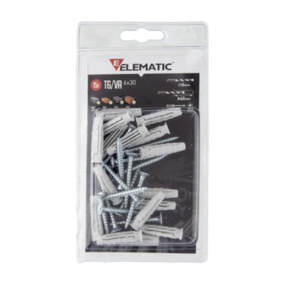 Q.TA' 1 ELEMATIC TASSELLO T6 VA 5X25 C/VITE CONF. 100