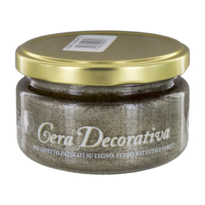 Q.TA' 1 CERA DECORATIVA NOVECENTO 200 ML ARGENTO ANT