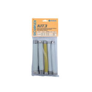 Q.TA' 1 SET 5 RACCORDI INOX ESTENSIBILI 1/2 GAS P/CALDAIA