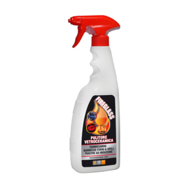Q.TA' 12 PULITORE P/VETRI STUFE FIREGLASS 750 ML