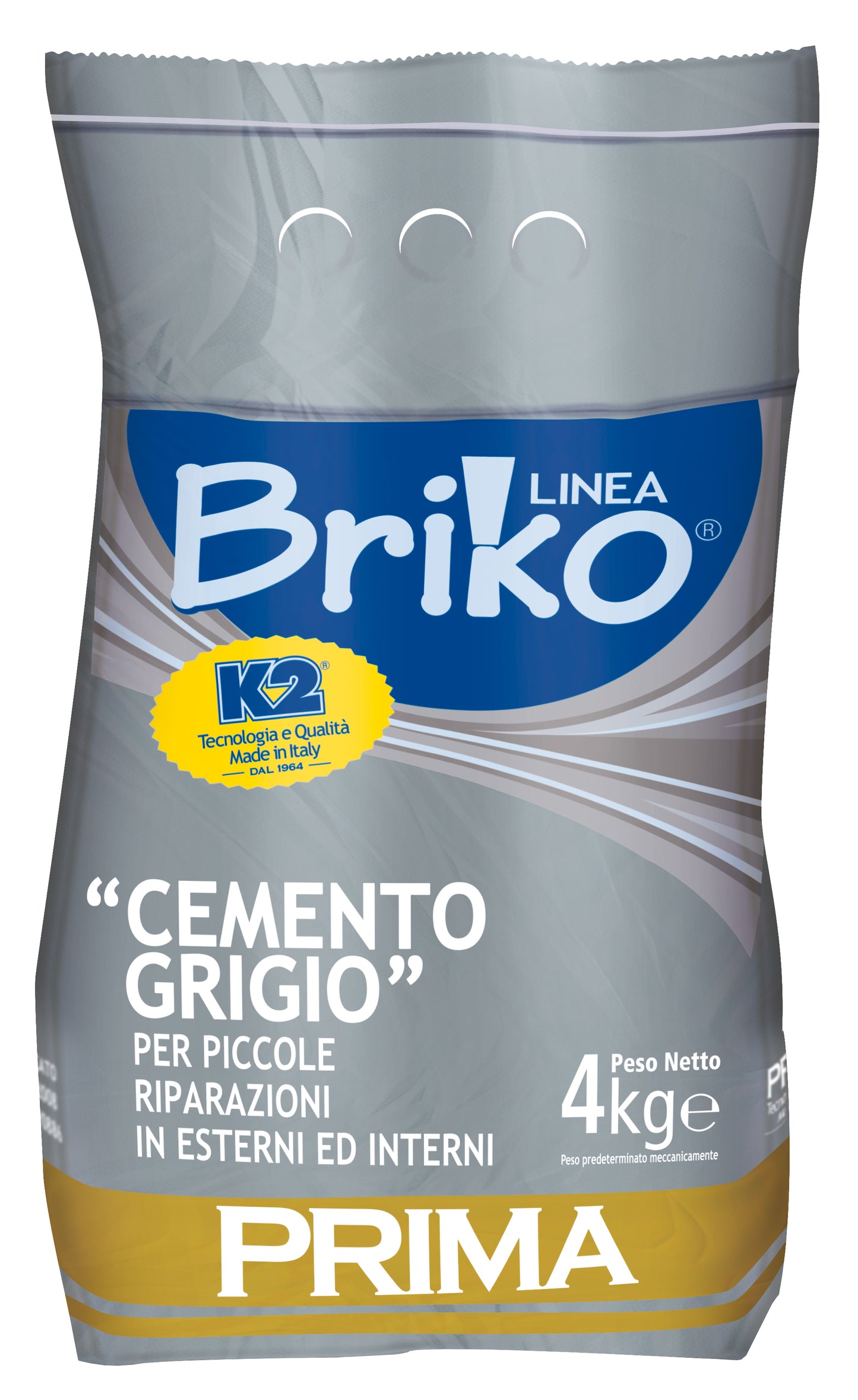 Q.TA'. 4 LINEA BRIKO CEMENTO GRIGIO DA 4 KG