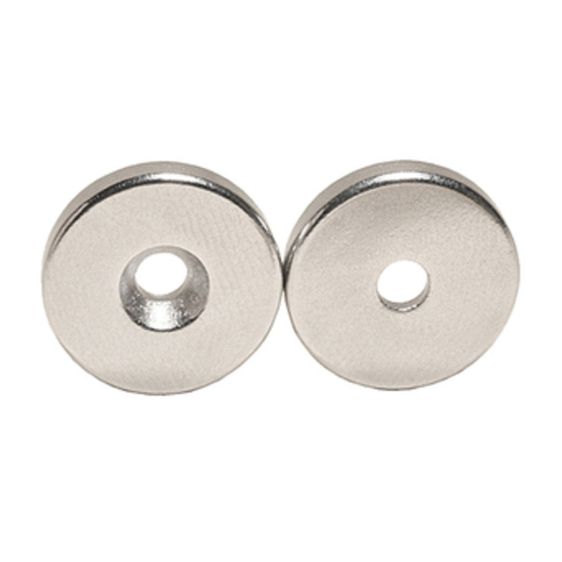 Q.TA' 6 BL BOTTONE MAGNETICO C/FORO SVAS 20X3 MM 2