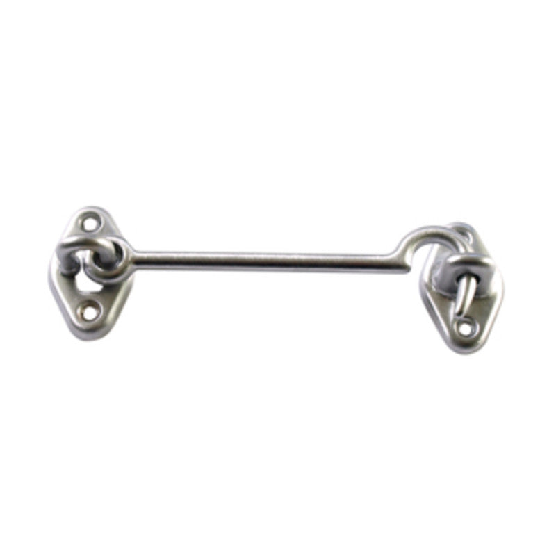 Q.TA' 5 BL GANCIO FERMAFINESTRA OTTONE CROMO SAT 100 MM