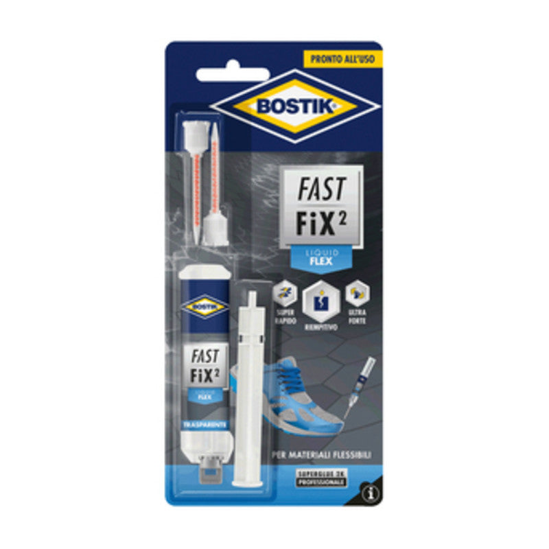 Q.TA' 6 BOSTIK COLLA FAST FIX LIQUID FLEX 10G BLISTER
