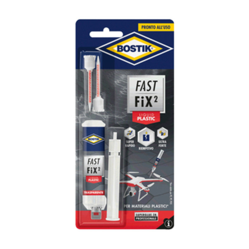 Q.TA' 6 BOSTIK COLLA FAST FIX LIQUID PLASTIC 10G BLISTER
