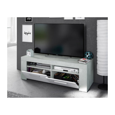 Q.TA' 1 KIT MOBILE TV AMBIT 42X120XH40 CM BIANCO CEMENTO