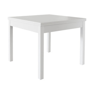 Q.TA' 1 KIT TAVOLO LIBRO 90/180X90XH79CM BIANCO FRASSINO