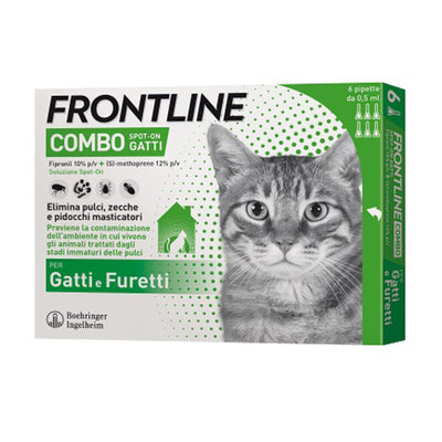 Q.TA' 1 FRONTLINE COMBO GATTI 6 PIPETTE OFF. SPECIALE