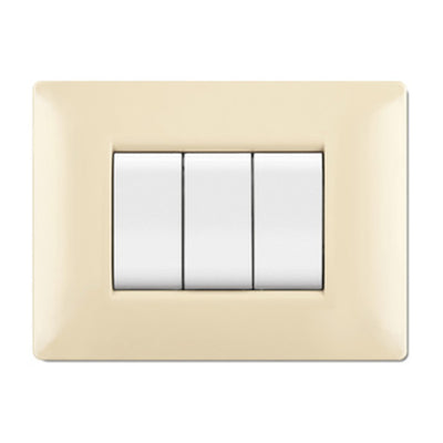 Q.TA' 1 PLACCA LIFE Q LIVING PLAST AVORIO 7P