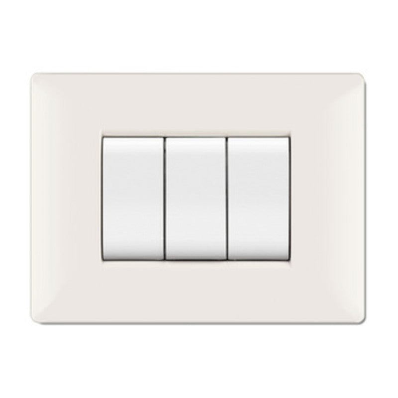 Q.TA' 10 PLACCA LIFE Q LIVING PLAST BIANCO 3P