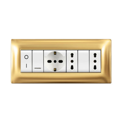 Q.TA' 1 PLACCA LIFE Q LIVING PLAST ORO 7P