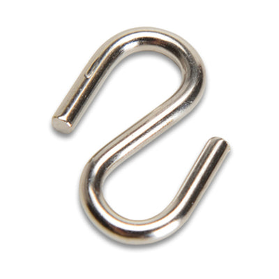 Q.TA' 2 GANCIO A S P/CATENA D 2,4 MM ACCIAIO NICHELATO