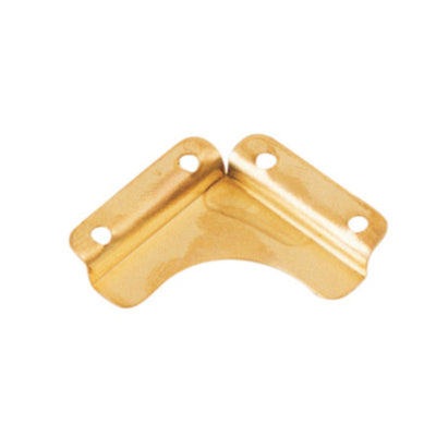 Q.TA' 100 FERMASPECCHI LISCIO ACCIAIO OTTONATO 30X30 MM