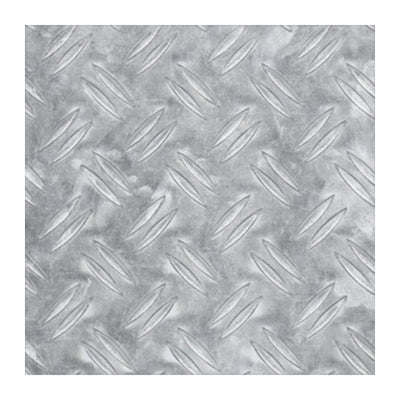 Q.TA' 2 LAMIERA 37152 STRIATA ALLUMINIO 30X100X0,15 CM