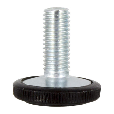 Q.TA' 100 PIEDINO REGOLABILE ACCIAIO ZINCATO MA10 X D 25 MM