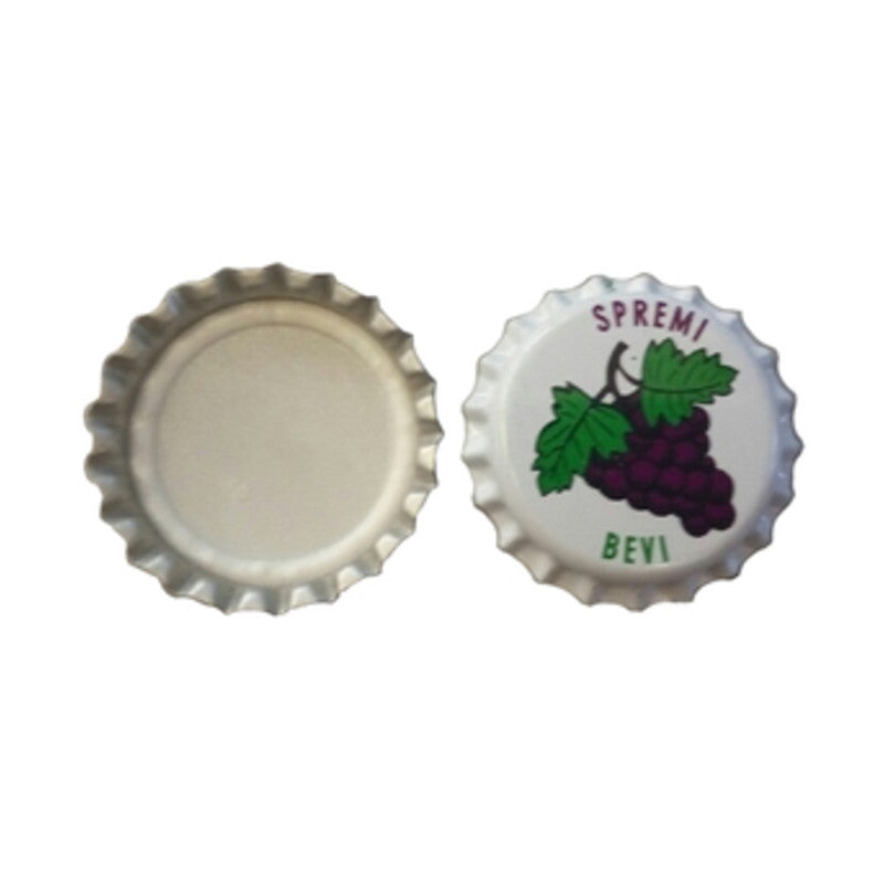 Q.TA' 1 TAPPO CORONA UVA C/VIPLA D 26 MM CF 100