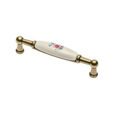 Q.TA' 25 MANIGLIA PORCELLANA UP-WP0728-BR 106X26 MM