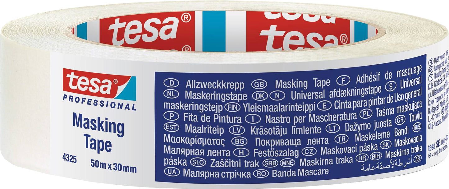 Q.TA'. 60 NASTRO MASCHERA EDILIZIA TESA 30 MM X 50 M