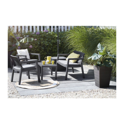 Q.TA' 1 ALLIBERT SALOTTO EMILY C/CUSCINI GRAPHITE