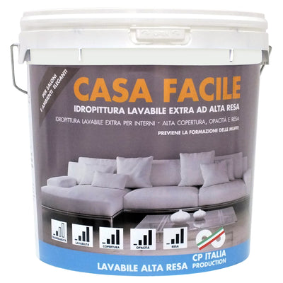 IDROPITTURA SUPERLAVABILE CASA FACILE 5 L