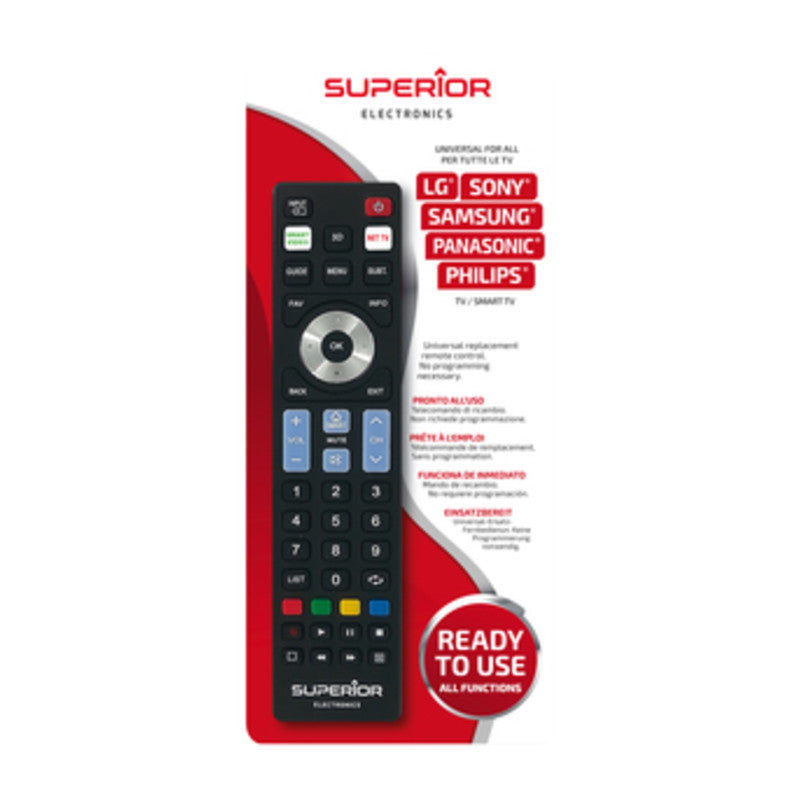 Q.TA' 1 TELECOMANDO TV SUPERIOR UNIVERSALE 5 MARCHI
