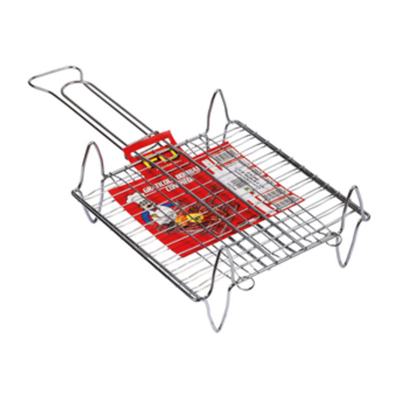 Q.TA' 1 GRATICOLA DOPPIA BOMBATA C/PIEDI 27X27 CM