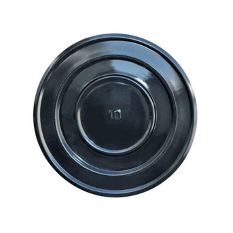 Q.TA' 1 ROSONE P/TUBO DI STUFA D 10 CM NERO