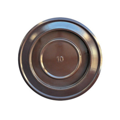 Q.TA' 1 ROSONE P/TUBO DI STUFA D 10 CM MARRONE